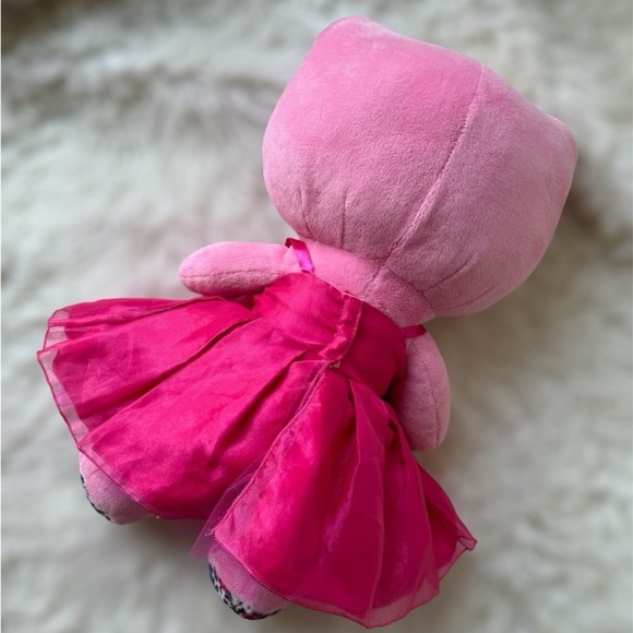 Build A Bear Hello Kitty Pink 18" Winking Leopard Outfit Dress ‘12 Sanrio No Bow - Picture 4 of 10